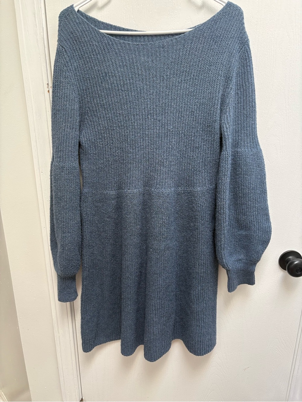 Blue sweater dress by SHEIN